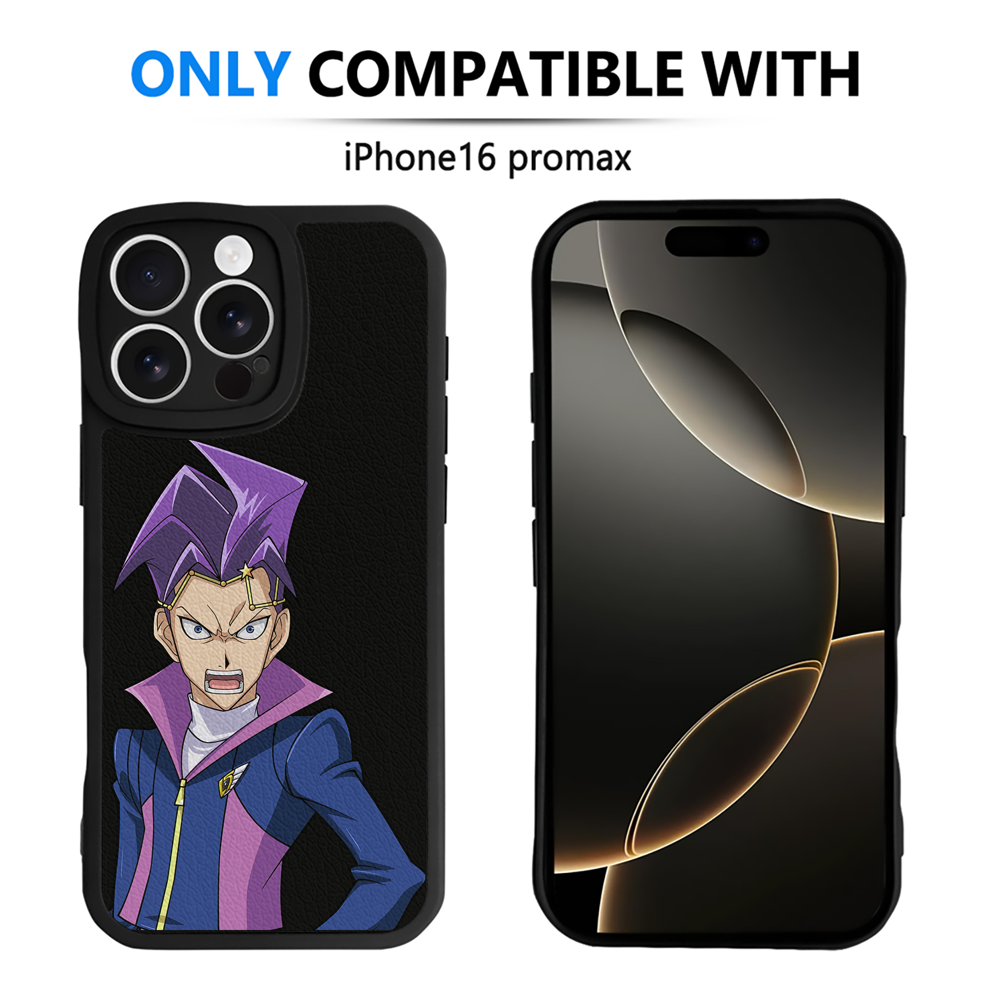 遊☆戯☆王 Yu-Gi-Oh! 【iPhone 16シリーズ対応】シリコンスマホケース（レザー調） 材質：シリコン